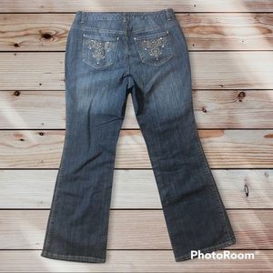 🆕 Tommy Hilfiger, Hope Bootcut, Classic Rise Jeans, Size 14, Blue, NWT